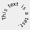  circle text thumb